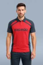 Red/Gray Cricket Jersey CRK13