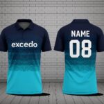 Blue New cricket jersey CRK15 - Image 2