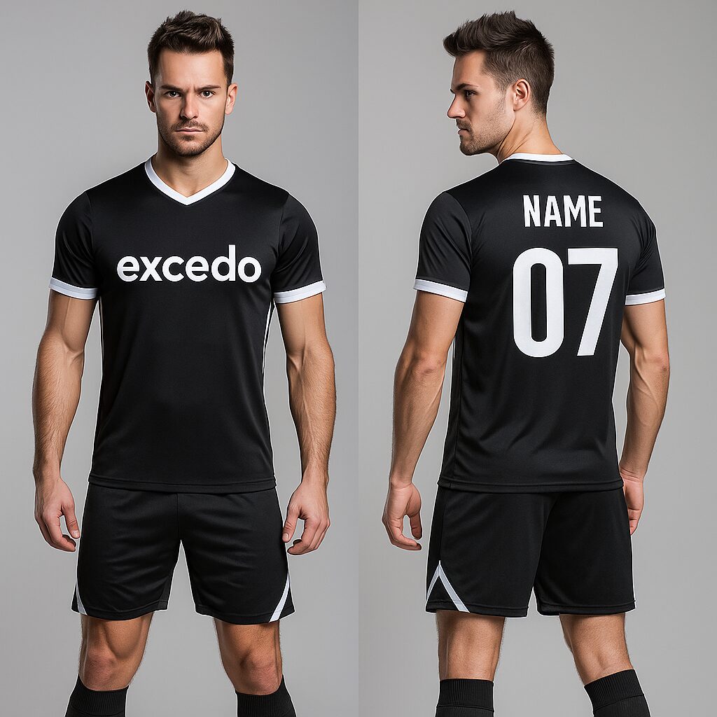 e6e5aa9c-0244-4d6b-ae25-6b92bb5c195b Dangerous Players Black Football kit art103 - Image 1